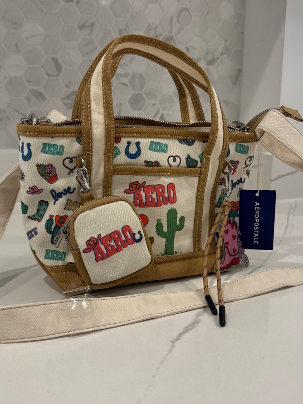 NWT Aeropostale Western Cowboy Bag
